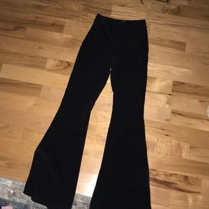 Corduroy high waisted flare pants